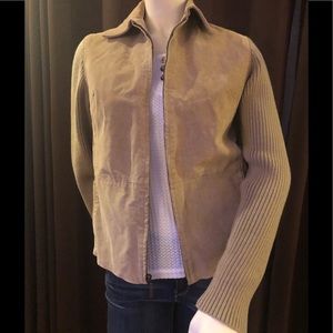 Women Suede Leather Jacket